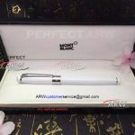 Perfect Replica Montblanc Pix Writers Edition Rollerball Pen - Mont Blanc White Resin  Rollerball Pen  